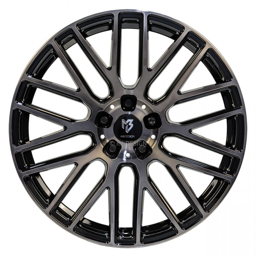 mbDESIGN<br>KV4 - Rauchschwarz glnzend poliert (19x8.5)